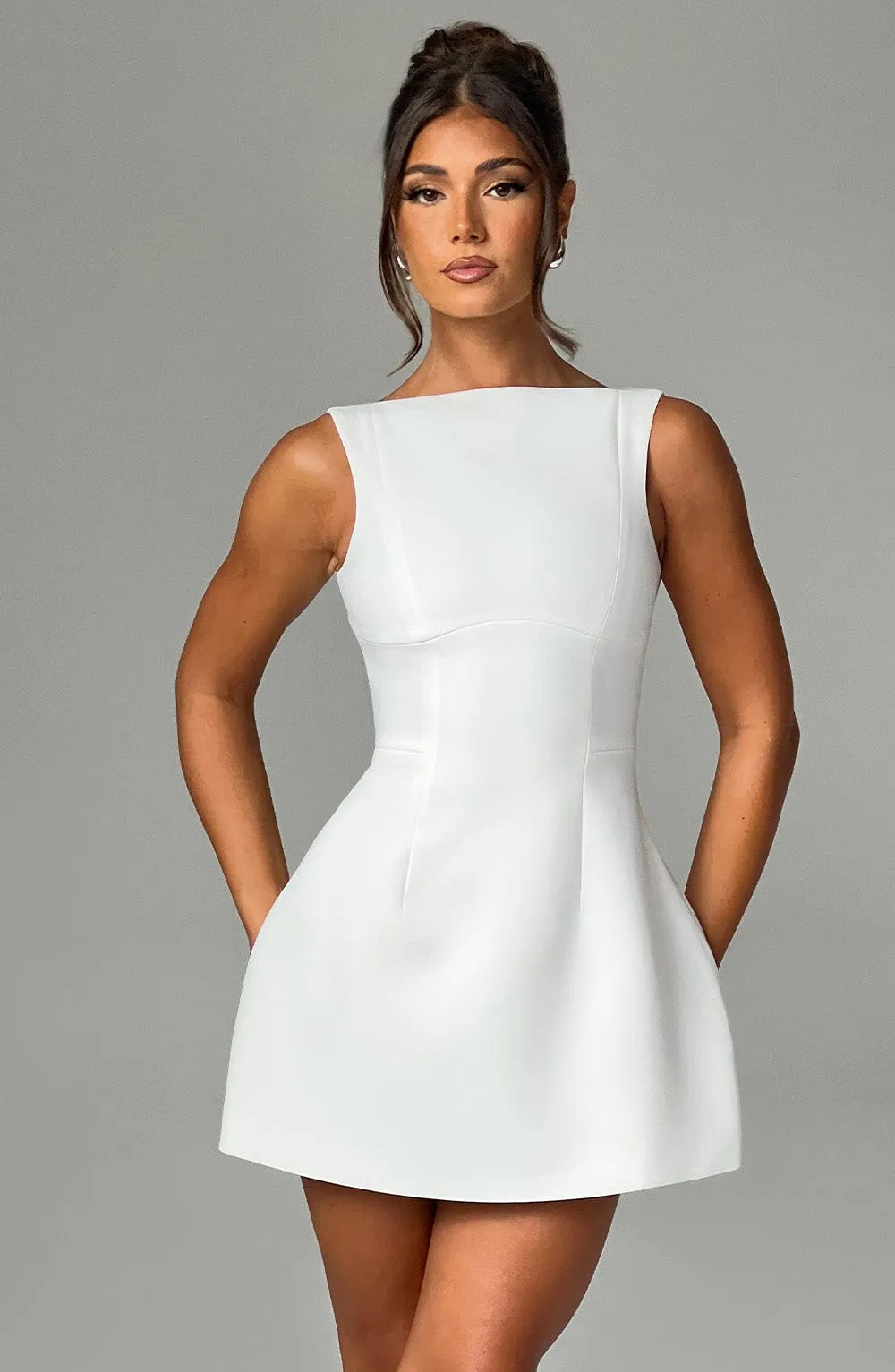 Valentina Mini Dress - Ivory