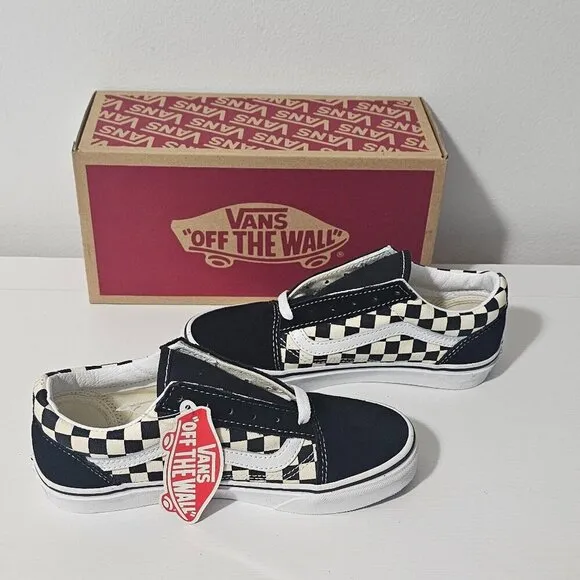 Vans Kids Old Skool Shoe Black/White Size 3 VN0A38HBP0S