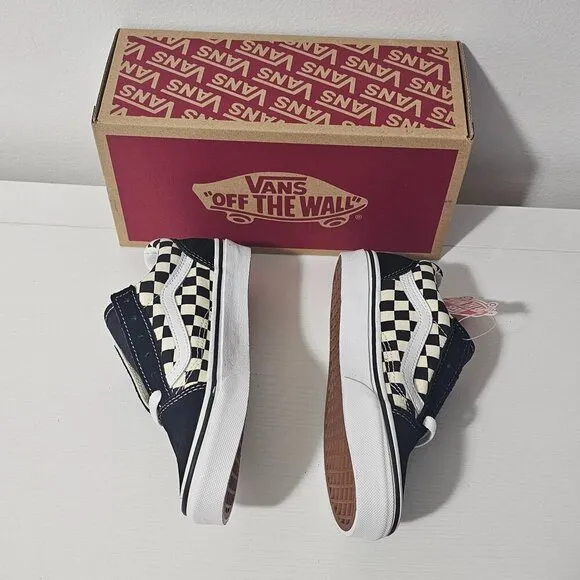 Vans Kids Old Skool Shoe Black/White Size 3 VN0A38HBP0S
