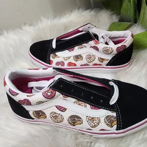 Vans Old Skool &quot;Love Doughnuts&quot; Preschool Girls' Shoe new