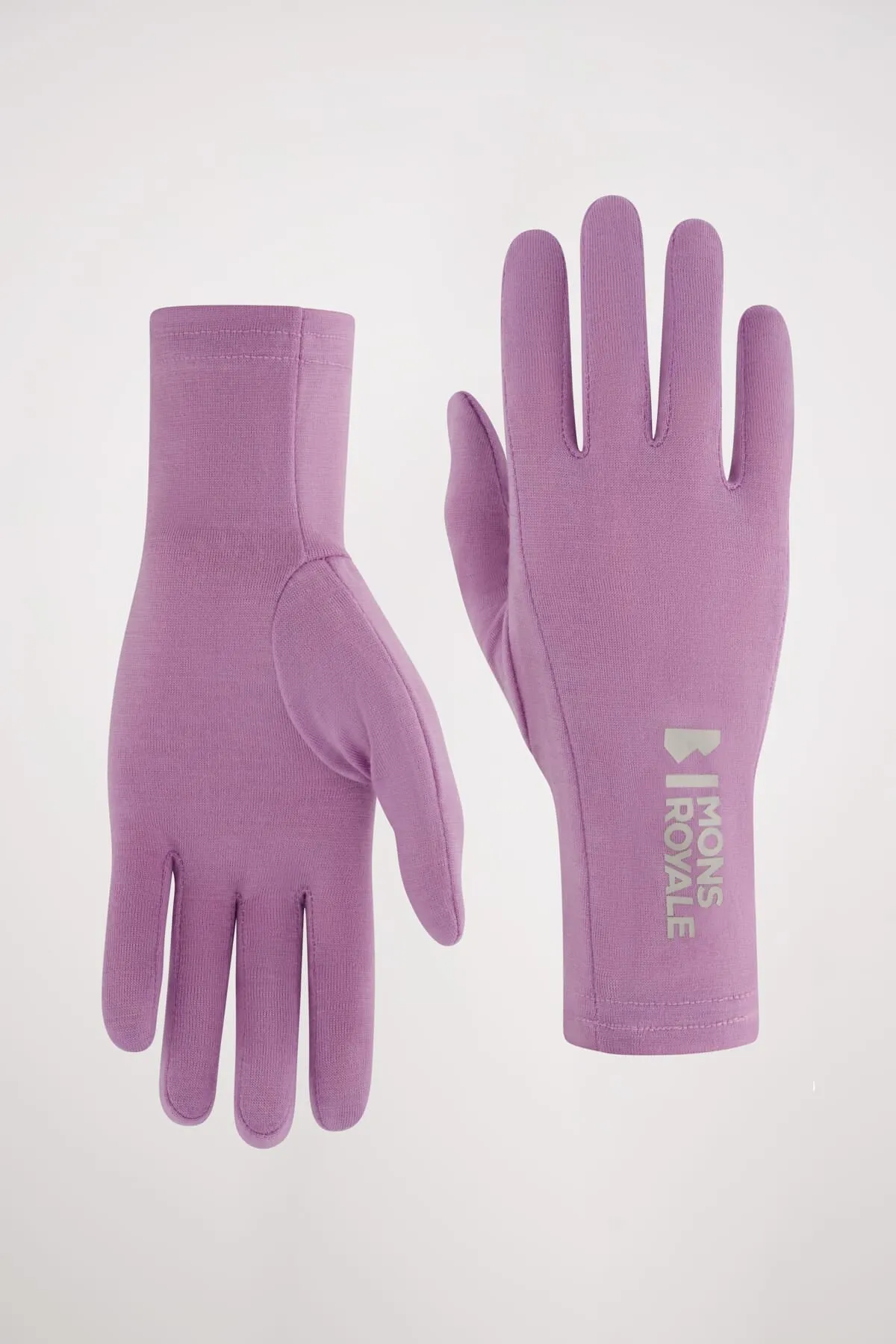 Volta Merino Glove Liners - Orchid