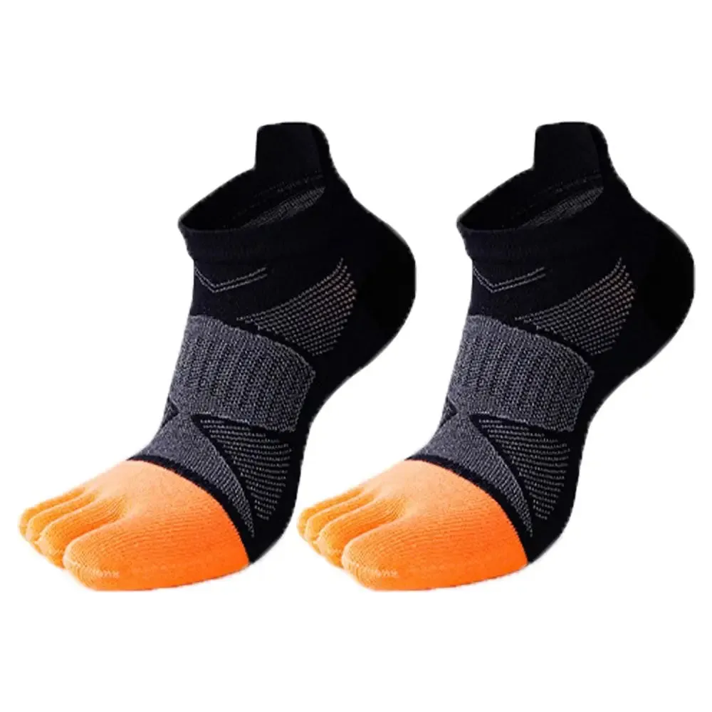 Winter Cotton Five Toe Socks for Men - Breathable and Anti-Slip Soccer Tube Socks