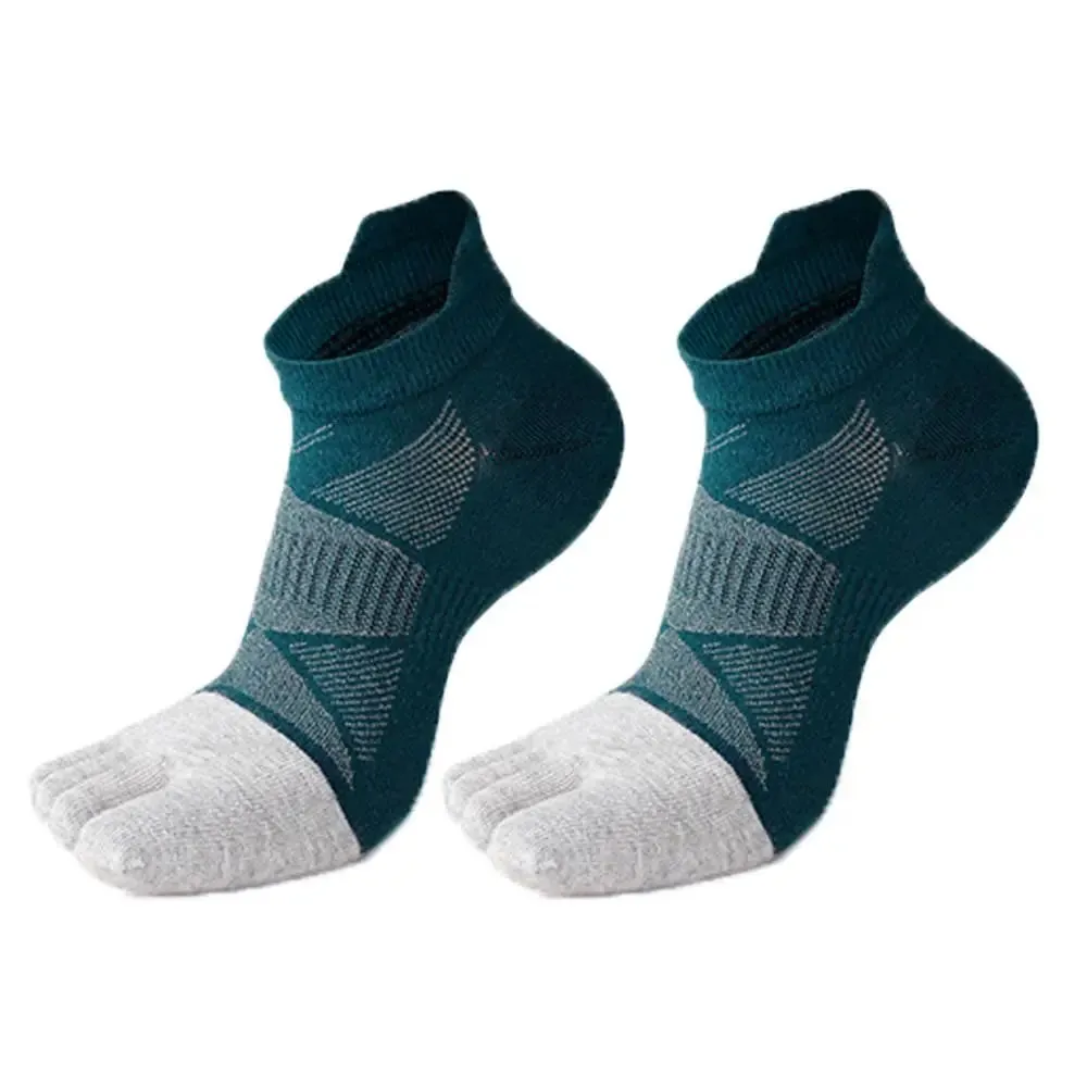 Winter Cotton Five Toe Socks for Men - Breathable and Anti-Slip Soccer Tube Socks