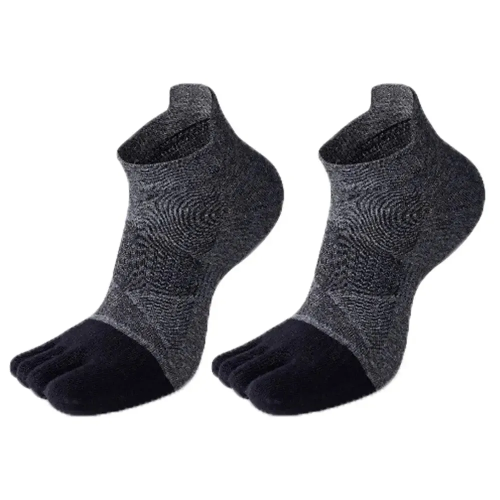 Winter Cotton Five Toe Socks for Men - Breathable and Anti-Slip Soccer Tube Socks