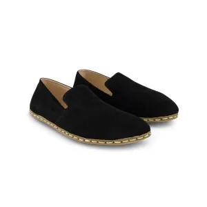 Women's Barefoot Grounding Nubuck Slip-on Shoes - Obsidian