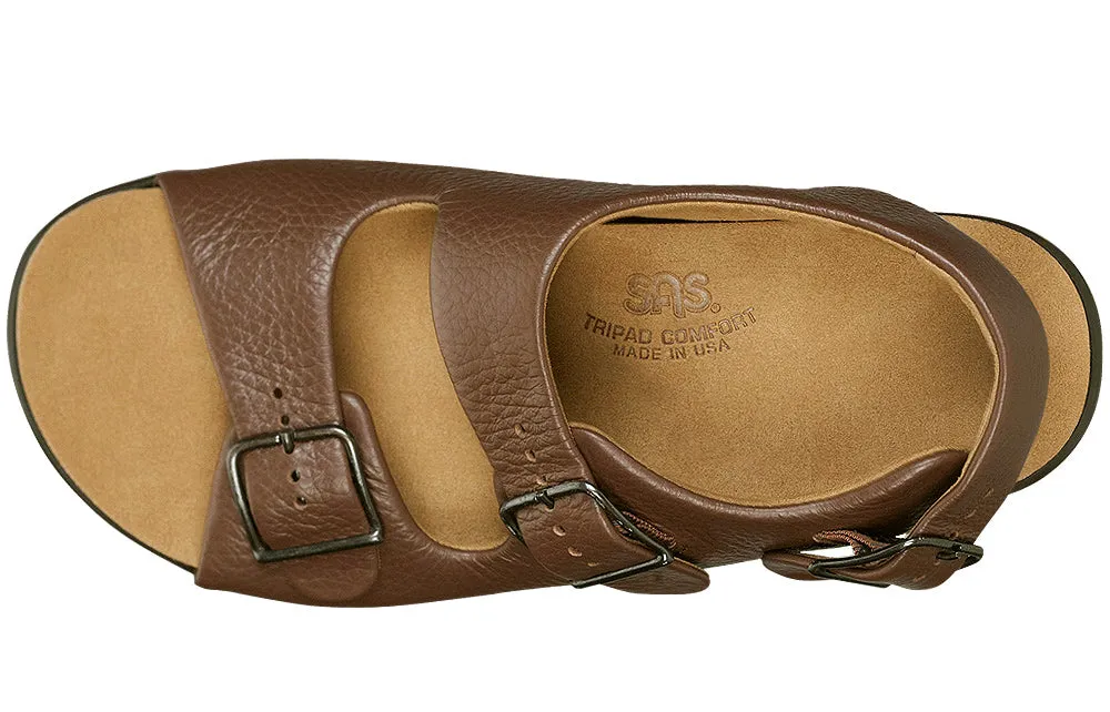 Women's Relaxed Heel Strap Sandal in Amber