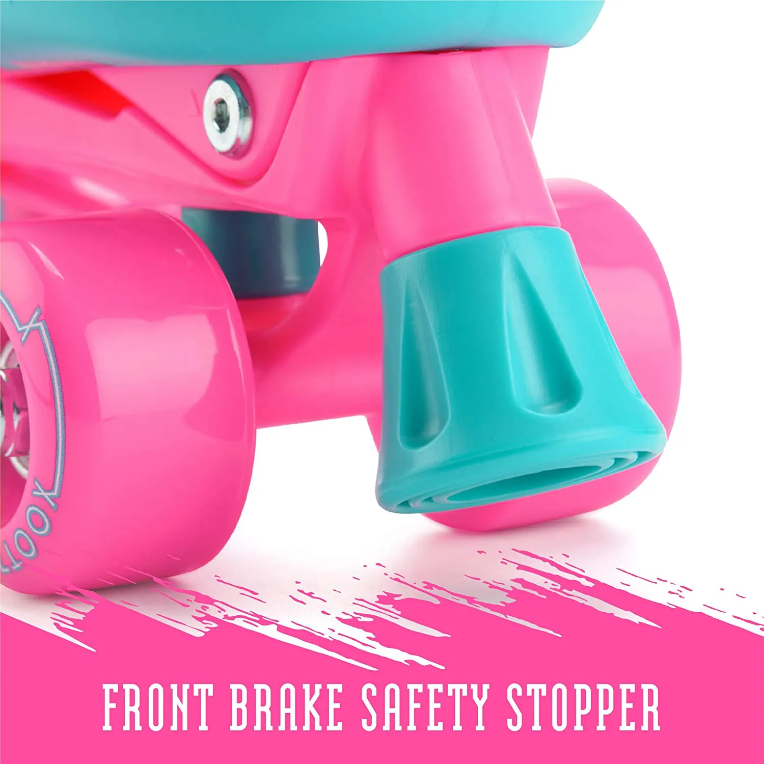 Xootz Kids Quad Skates, Pink/Blue S (9-12)