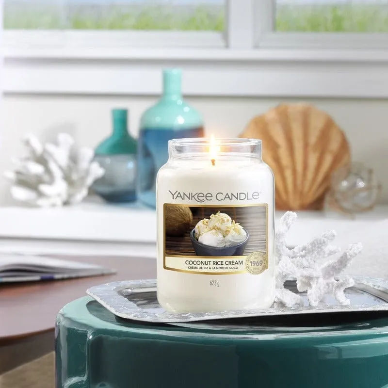 Yankee Candle Large Jar Coconut Rice Cream  623g