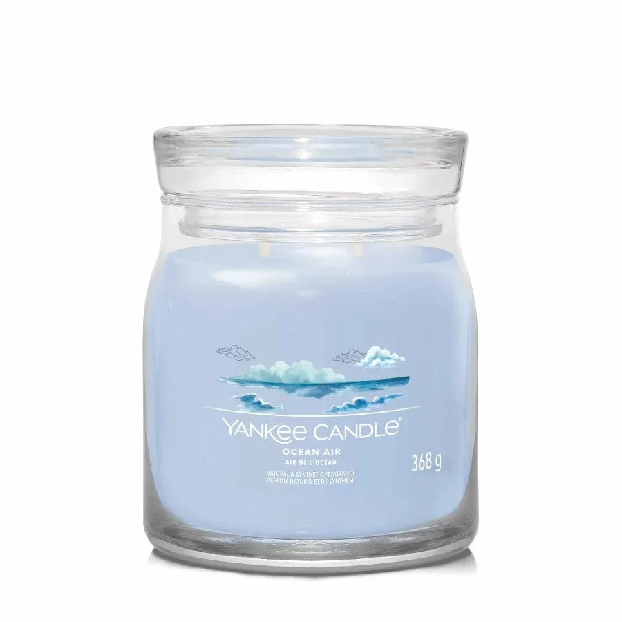 Yankee Candle Signature Medium Jar Ocean Air 368g