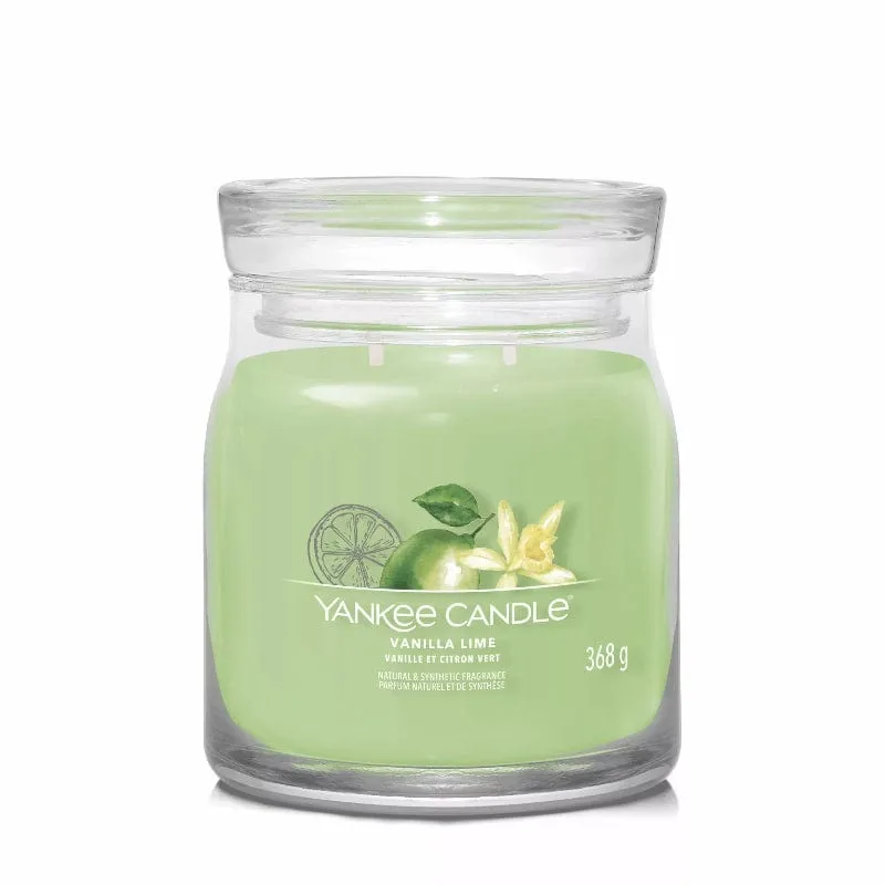 Yankee Candle Signature Medium Jar Vanilla Lime 368g